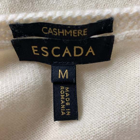 ESCADA Cream Cashmere Pullover - Picture 4 of 6